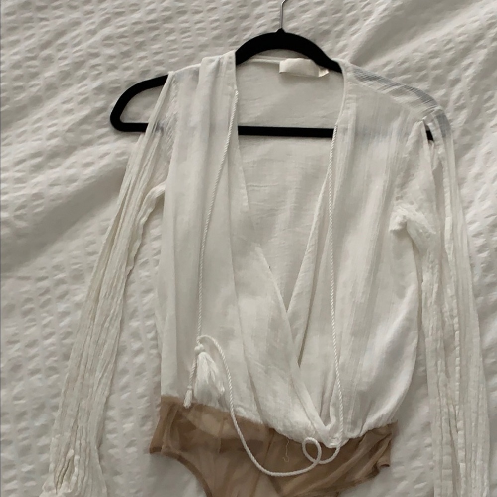 White bodysuit from The Jetset Diaries